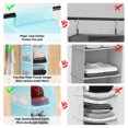 thumbnail image 5 of Toplive Hanging 4-Shelf Foldable Closet Organizer, Blue, 5 of 7
