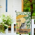 thumbnail image 3 of Welcome Summer Dog Garden Flag Husky Play in the Yard Floral Plants Sunshade Spring Decor Home Banner for Outside 12.5x18 Inch Double Side, 3 of 6