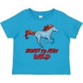 thumbnail image 3 of Inktastic Born to Run Wild Galloping Horse Boys or Girls Toddler T-Shirt, 3 of 5