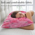 thumbnail image 5 of Valentine's Day Pillow Covers, Linen Long Throw Pillow Case, Watercolor Roses Flowers Butterfly Romance Holiday Pillow Protector Decorative Cushion Cover for Living Room/Bedroom 20" x 36", 5 of 8