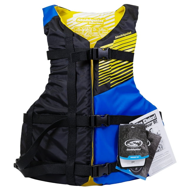 Stohlquist Fit Unisex Adult Life Jacket PFD, USCG and Transport Canada Approved - Universal and Oversize