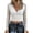 0629LiWhite, variant on Wang6 Women's Long Sleeve Cropped T Shirts Trendy Lace Deep V Neck Slim Fit Tops Fall Solid Going out Tees Shirt 0629LiWhite XS