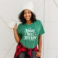 thumbnail image 5 of Jingle Bell Rockin' Sparkle - Womens Short Sleeve Tee, 5 of 9