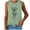 Green, variant on Long Skirts for Women Summer, T Shirts for Women Fashion, Women's Summer Casual Fashion Printing Loose Round Neck Sleeveless