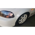 thumbnail image 5 of JDM-Spec Black-Out Smoked Lens Amber Full LED Front Fender Side Marker Lights w/Wiring Pigtails For 1996-2001 Honda Civic EK EJ EM (Direct Fit JDM, Require Mods for US Models), 5 of 9