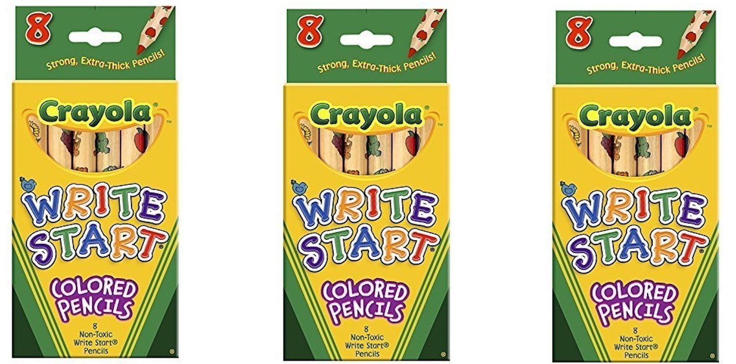 Crayola Bulk Buy Write Start Colored Pencils 8 Pack 684108 (3Pack) 3