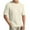 Beige short sleeve t-shirts for men, variant on Short Sleeve Shirts for Men Casual Solid Color Crewneck T-shirts Textured Plain Shirts Comfy Summer Going Out Tops Men's Basic Tees Blue,Size S