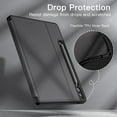thumbnail image 6 of JETech Case for Samsung Galaxy Tab S9 FE+ / S9 FE Plus 12.4-Inch with S Pen Holder, Slim Folio Stand Protective Tablet Cover, Multi-Angle Viewing (Black), 6 of 6