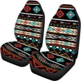 thumbnail image 5 of Pzuqiu Geometric Patterned Car Seat Covers Easy to Install, for Van Seats Auto Interior Car Interior Suitable for Trucks Cars, 5 of 10