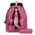 thumbnail image 1 of Mochila de dibujos animados periféricos de cómic japonés, conjunto de dos piezas, bolso escolar para estudiantes, estuche para lápices, estuche para lápices de Anime, 1 of 4