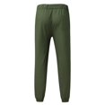 thumbnail image 3 of Aayomet Sweatpants For Men Jogger Men's Jogger Sweatpants Fashion Plaid Jacquard Elastic Waist Workout Running Jogger Pants,Green 3XL, 3 of 5