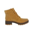 thumbnail image 2 of SOUL Naturalizer Womens Nailah Faux Leather Lugged Sole Combat & Lace-up Boots, 2 of 3