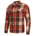 thumbnail image 5 of Mens Flannel Shirts Casual Button Down Long Sleeve Plaid Shirt with Pockets, 5 of 6