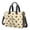 Halloween Witch Bat Cream Pattern, variant on Halloween Witch Bat Cream Pattern Canvas Messenger Tote Bag, Teacher Tote with Multi Pockets & Removable Strap, Large Capacity Gifts for Women Men Teacher Nurse