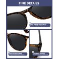 thumbnail image 4 of Gafas de sol WOWSUN 2024 polarizadas vintage retro redondas (paquete de 3), 4 of 7