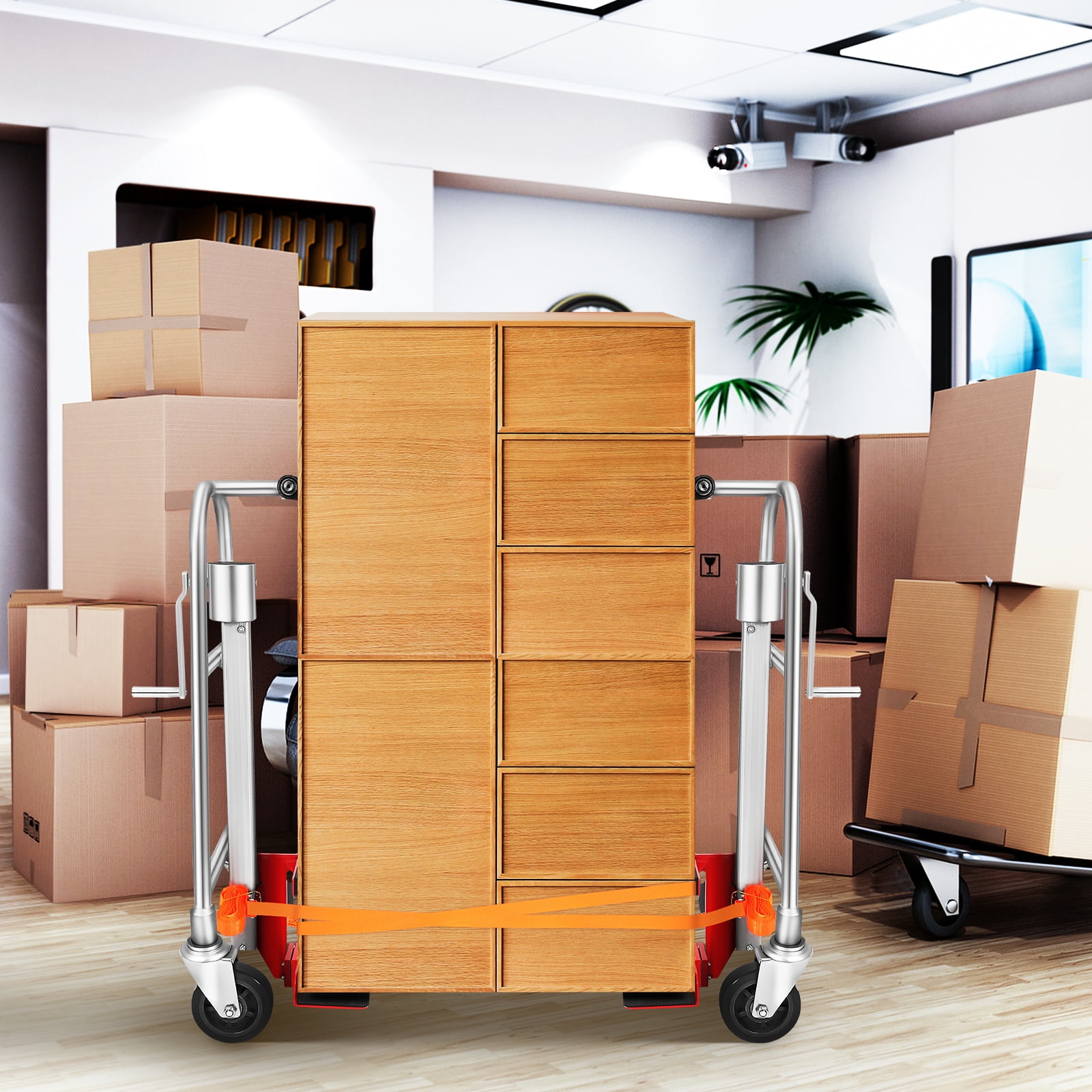 Toyandona Furniture Lift Mover Heavy Duty Furniture Mover Dolly Kit 500kg 1102lb Load Capacity Hand Truck 32.62X19.65X15.33in