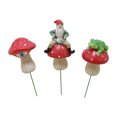 thumbnail image 6 of TNSAWRRYOE Charming Dwarf Frog Mushroom Garden Yard Decor-Outdoor Statue Set for Potted Plants & Gardens, 6 of 7