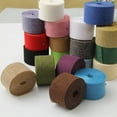 thumbnail image 4 of maskred 5CM Burlap Ribbon Linen Multiple Colors Lightweight Eco Friendly Woven Roll Flexible Party Decorations Home Decoration Dark Blue 1 1Set, 4 of 6