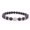 Black, variant on Lava Stone Buddha Bracelet: Be Calm, Be Powerful, Be a Peaceful Warrior with This Limited Edition Ethnic Style Unisex Bracelet