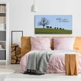 thumbnail image 4 of Epic Art 'Home Is Where Your Herd Is' by Lori Deiter, Acrylic Glass Wall Art, 48"x24", 4 of 8