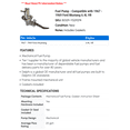 thumbnail image 2 of Fuel Pump - Compatible with 1967 - 1969 Ford Mustang 6.4L V8 1968, 2 of 2