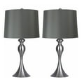 thumbnail image 1 of Grandview Gallery 27 Inch Tall Modern Table Lamps, Dark Gray (Set of 2), 1 of 3