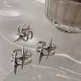 thumbnail image 3 of New Fashion Cross Star Asymmetric Rings Women Temperament Simple Senior Sense Adjustable Ring Party Jewelry Gift RING1925-1 resizable, 3 of 6