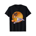 thumbnail image 1 of Skeleton playing Volleyball Halloween Volleyball Halloween Printed pattern short-sleeved shirt, 1 of 5