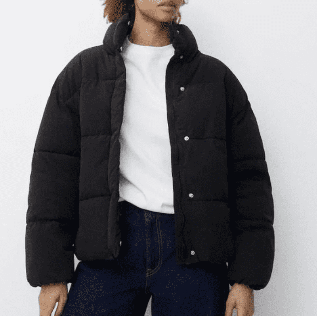 Pull Bear Puffer Jacket with Funnel Collar in Nepal Ubuy