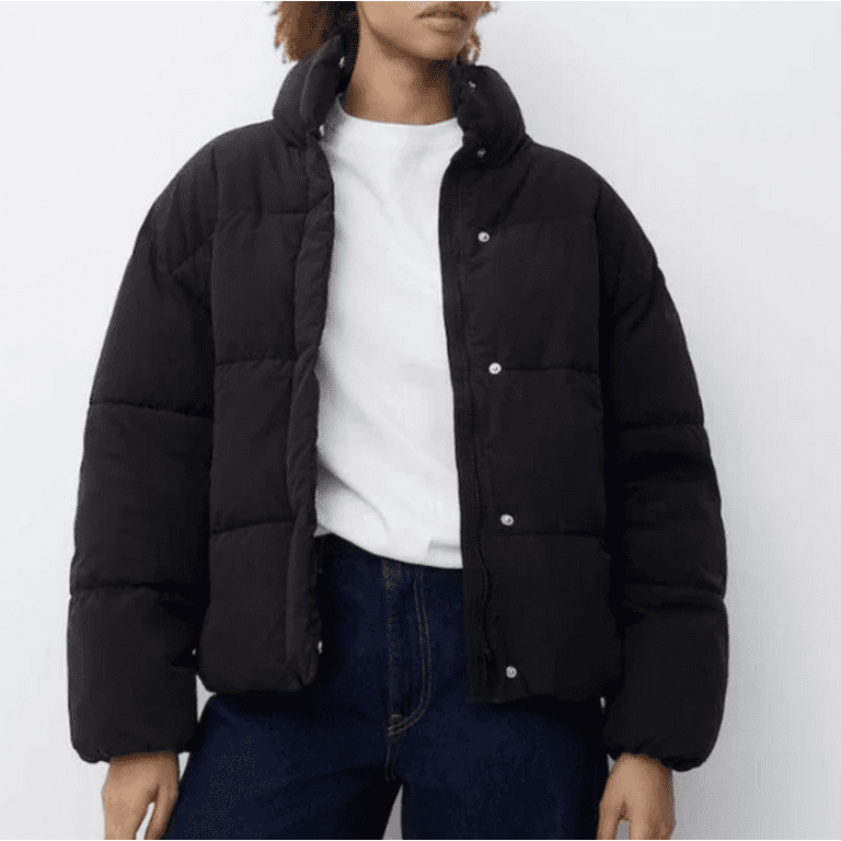 【送料込】PULL & BEAR_padded jacket in black Pull&Bear padded jacket in black | ASOS