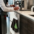 thumbnail image 5 of ZIATUBLE Cheristmas Trees Hanging Kitchen Dish Towel Quick Dry Hand Towels for Bathroom Pack of 3 Machine Washable Hand Drying Towels with Snap Button Dish Towel Hand Towels Home Decor, 5 of 7