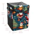 thumbnail image 5 of Santa Claus Foldable Car Trash Can with Lid, Leak-proof Hanging Storage Bag - Trash Can for Car, Car Garbage Can, 5 of 6