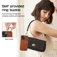 thumbnail image 3 of MesaSe 15/15Plus/15Pro/15PM Leather Case  Phone Protector Case Hanging Cord Multi Card Bag Convenient Payment Phone Case, 3 of 7