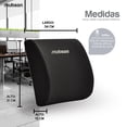 thumbnail image 3 of Mubson Soporte Lumbar para Silla o Asiento de Coche. Mejora la Postura y Alivia Dolores de Espalda. Mubson Soporte Lumbar, 3 of 7