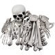 thumbnail image 1 of XONOR 28 Piezas de esqueletos y calaveras para decoración de Halloween, 1 of 3