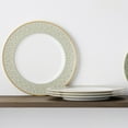 thumbnail image 2 of Noritake Infinity Green Gold Gold Set of 4 Dinner Plates, 2 of 7
