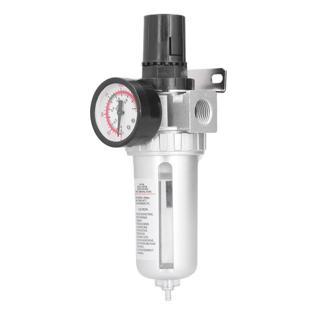 Separador De Trampa De Aceite De Agua, Pantalla De Presión Precisa Regulador De Presión De Filtro De Aire Resistente A Altas Temperaturas De Alta Dureza Para Líneas De Aire