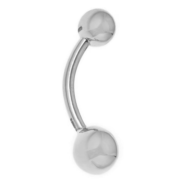 Ritastephens - 14K Real Gold White Belly Button Navel Ring Body Jewelry ...