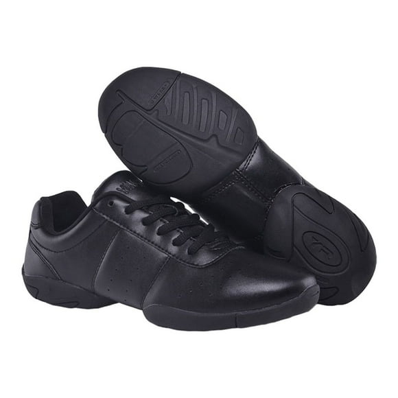 Unatoiry Lace-Up Gym Sport Training Dance Shoes For Women Breathable And Lightweight Dance Shoes For Woman black 38