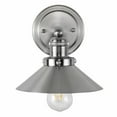 thumbnail image 6 of JONATHAN Y July 7.88" 1-Light Industrial Farmhouse Metal Vanity Light, Nickel, 6 of 8