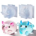 thumbnail image 1 of Figura bonita de cerdo y vaca de Resin Molds de LET'S RESIN Animal, 1 of 8