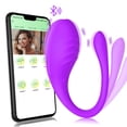 thumbnail image 3 of Birdsexy Wearable Panty Vibrator with APP Control, G-spot Bullet Vibrator Clitoral Stimulator Sex Toys for Women, Purple, 3 of 10