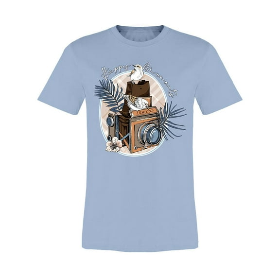 Vintage Camera And Birds Premium Tee Men's -Image by Shutterstock
