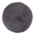 thumbnail image 1 of Alfombra de baño de ganchillo redonda gris DII Design Imports CAMZ35689, 1 of 2