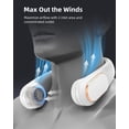 thumbnail image 3 of Ventilador de cuello Koonie recargable de 5 velocidades portátil sin aspas, 3 of 6