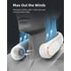 thumbnail image 3 of Ventilador de cuello Koonie recargable de 5 velocidades portátil sin aspas, 3 of 6