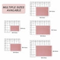 thumbnail image 6 of Vintage Peach Pink Outdoor Rug 6x9 Ft, Non Slip Washable Area Rug, Farmhouse Retro Solid Color Linen Texture Patio Rugs Carpet Runner, Large Floor Mat for Indoor/Outdoor Deck Porch Camping, 6 of 8