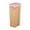Pink, variant on CuiLiyq Airtight Cereal Storage Container with Lid, 9.25 Inch Clear Plastic Kitchen Food Organizer for Grain, Sugar, Flour, Rice, and Snacks (Green)