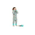 thumbnail image 3 of Sleep On It Infant Boys Long Sleeve Super Soft Snuggle Jersey Zip-Up Coverall Pajama with Matching Blankey Buddy - Little Dino - Gray, Size: 24M, 3 of 3