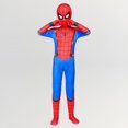 thumbnail image 4 of Disfraz Premium Disfraz de hombre araña de película Vestido de fiesta ajustado para Halloween para niño Kuymtek Rojo*Niño 5 -6 años para Niño, 4 of 6